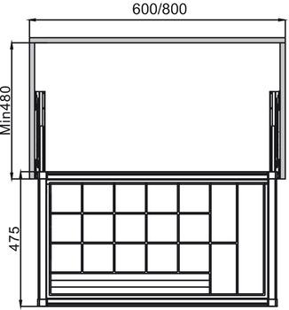 Khay Đựng Trang Sức 600mm Hafele 807.95.801